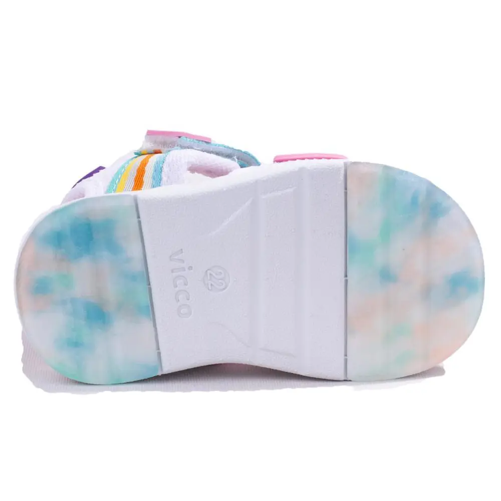 Vicco Flow II 332P24Y202 Beyaz Pembe Ortopedik Günlük Kız Çocuk S