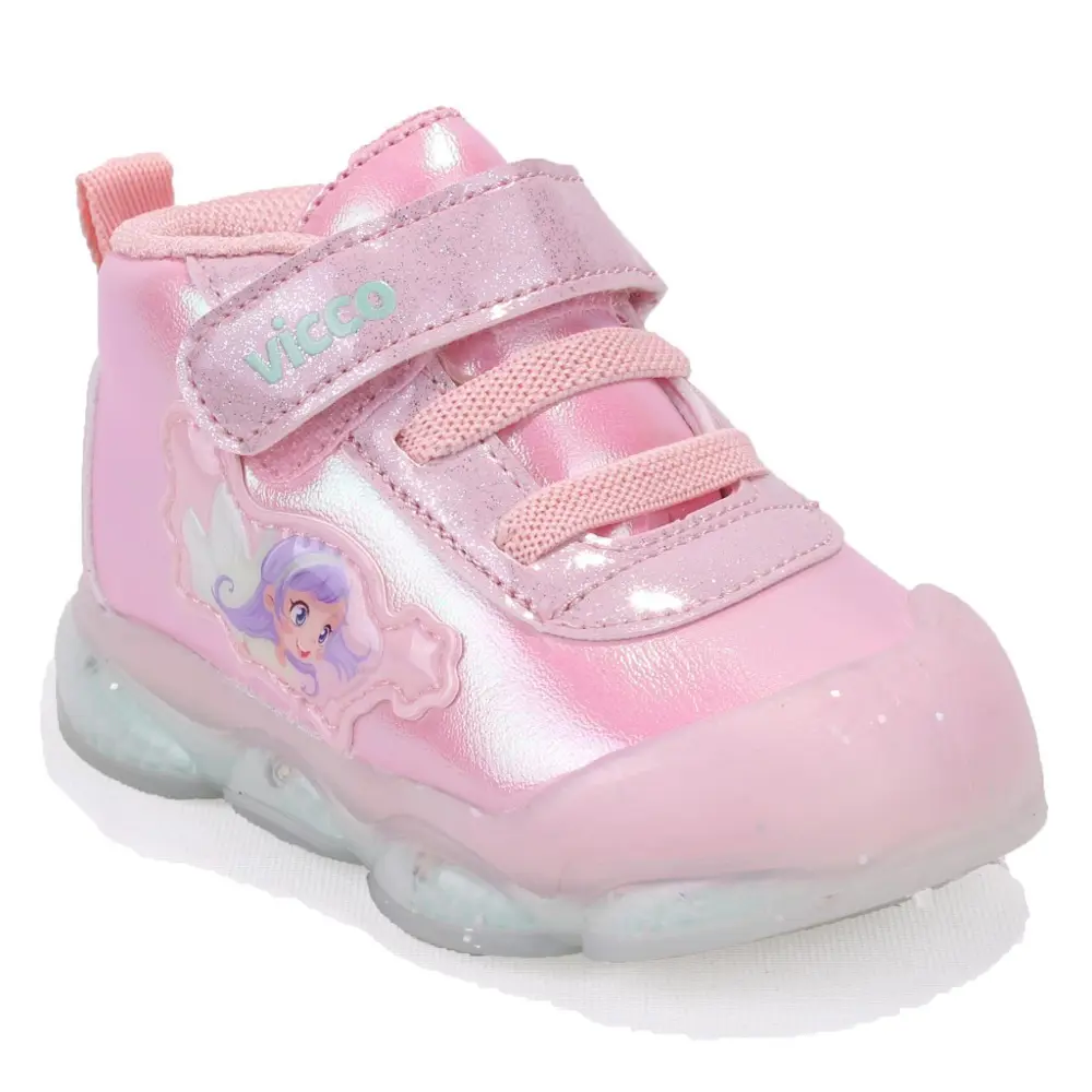 Vicco Gemini 946B25K445 Pudra Ortopedik Işıklı Kız Bebe Spor Bot Vicco Gemini 946B25K445 Pudra Ortopedik Işıklı Kız Bebe Spor Bot
