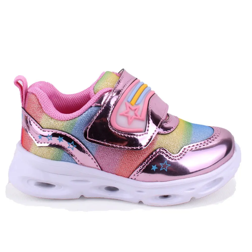 Vicco Kita 346B23Y181 Pembe Işıklı Ortopedik Günlük Kız Çocuk Spo