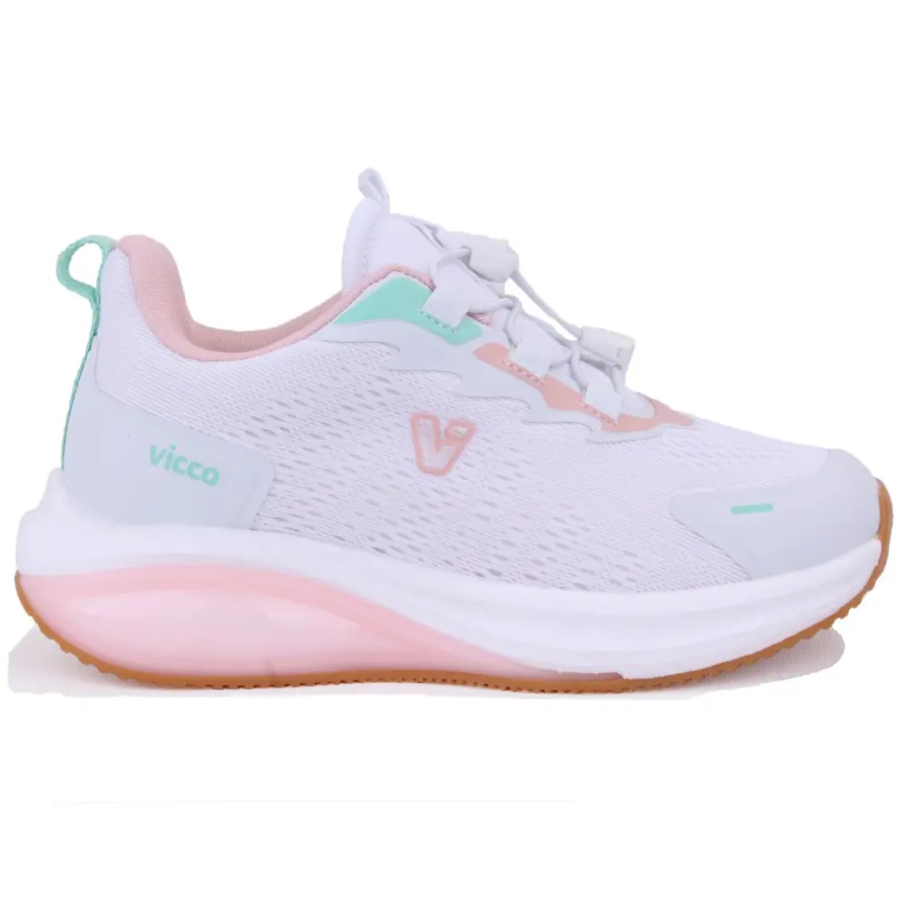 Vicco Knit 346F25Y153 Beyaz Ortopedik Günlük Kız Çocuk Spor Ayakk