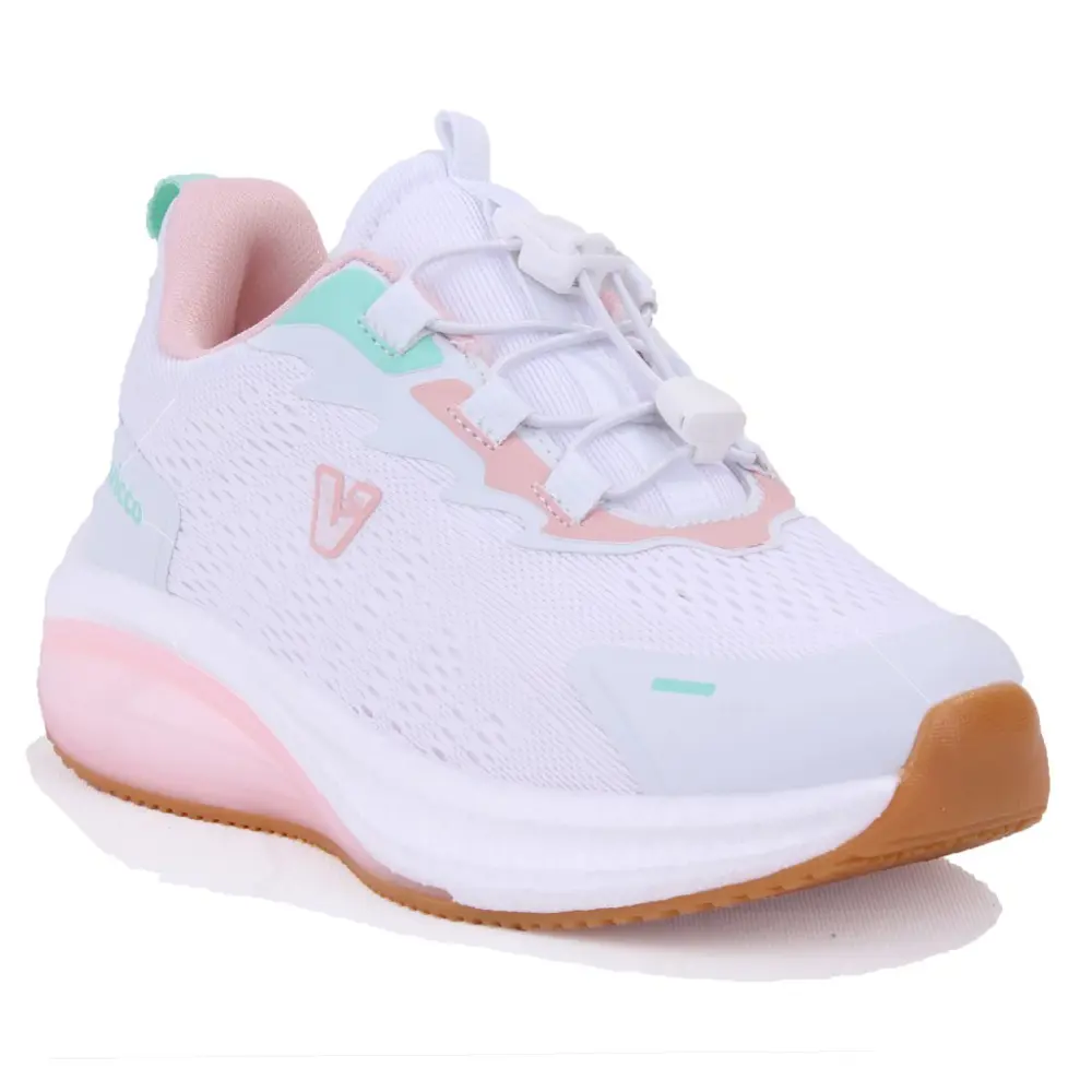 Vicco Knit 346F25Y153 Beyaz Ortopedik Günlük Kız Çocuk Spor Ayakk