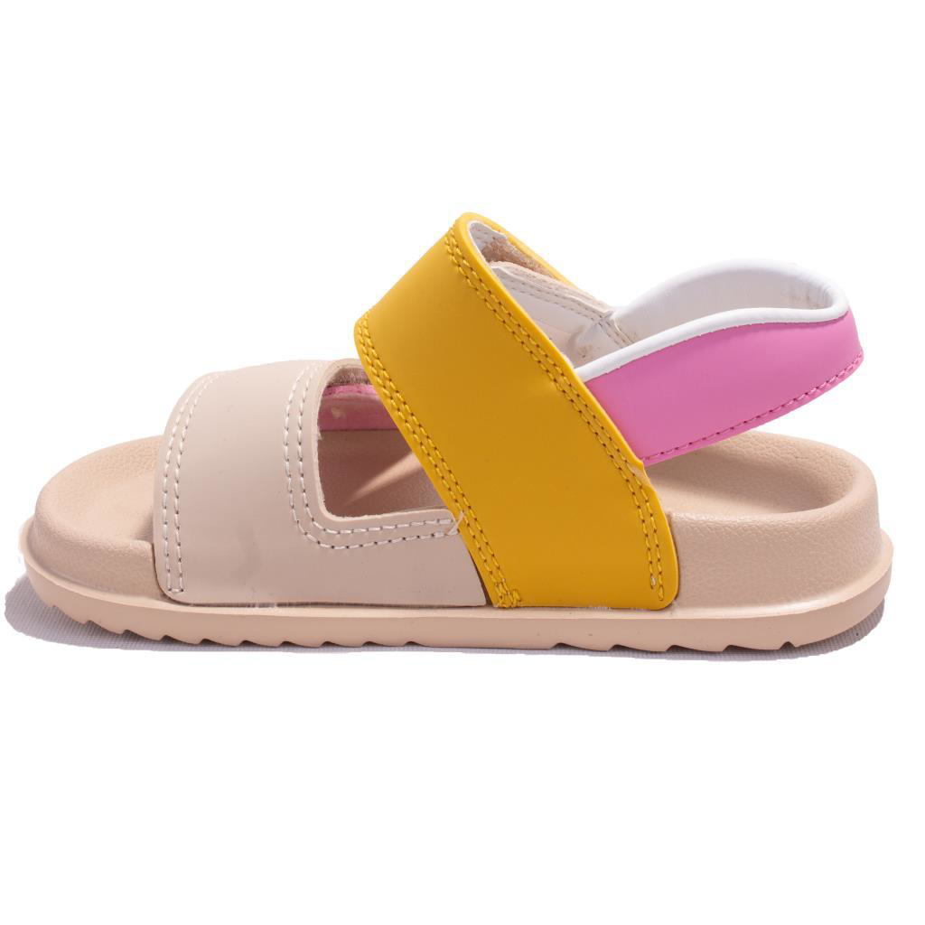 Vicco  Krixi 321F23y252 Bej Ortopedik Günlük Kiz Çocuk Spor Sandal