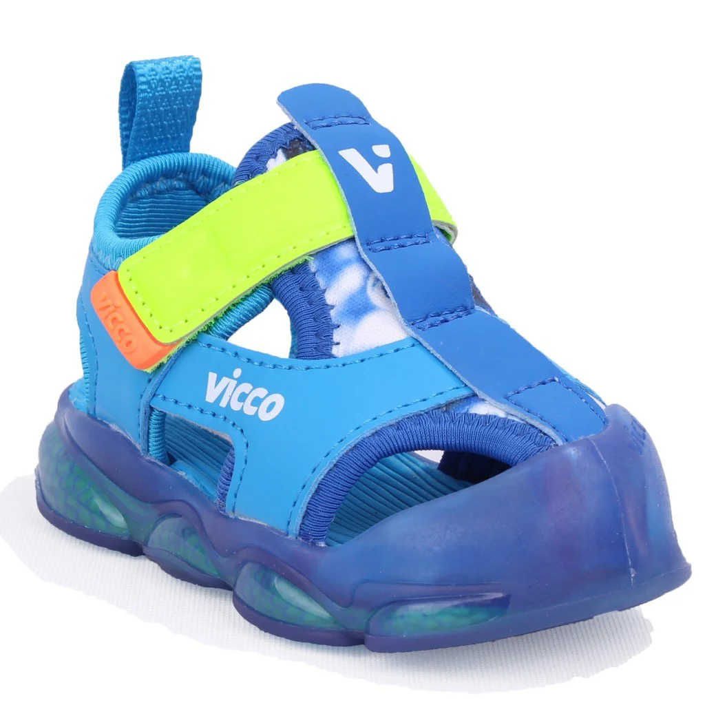 Vicco Live 332B525Y217 Mavi Ortopedik Günlük Işıklı Erkek Çocuk S