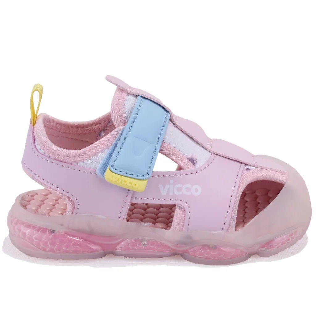 Vicco Live 332B525Y217 Pudra Ortopedik Günlük Işıklı Kız Çocuk Sp