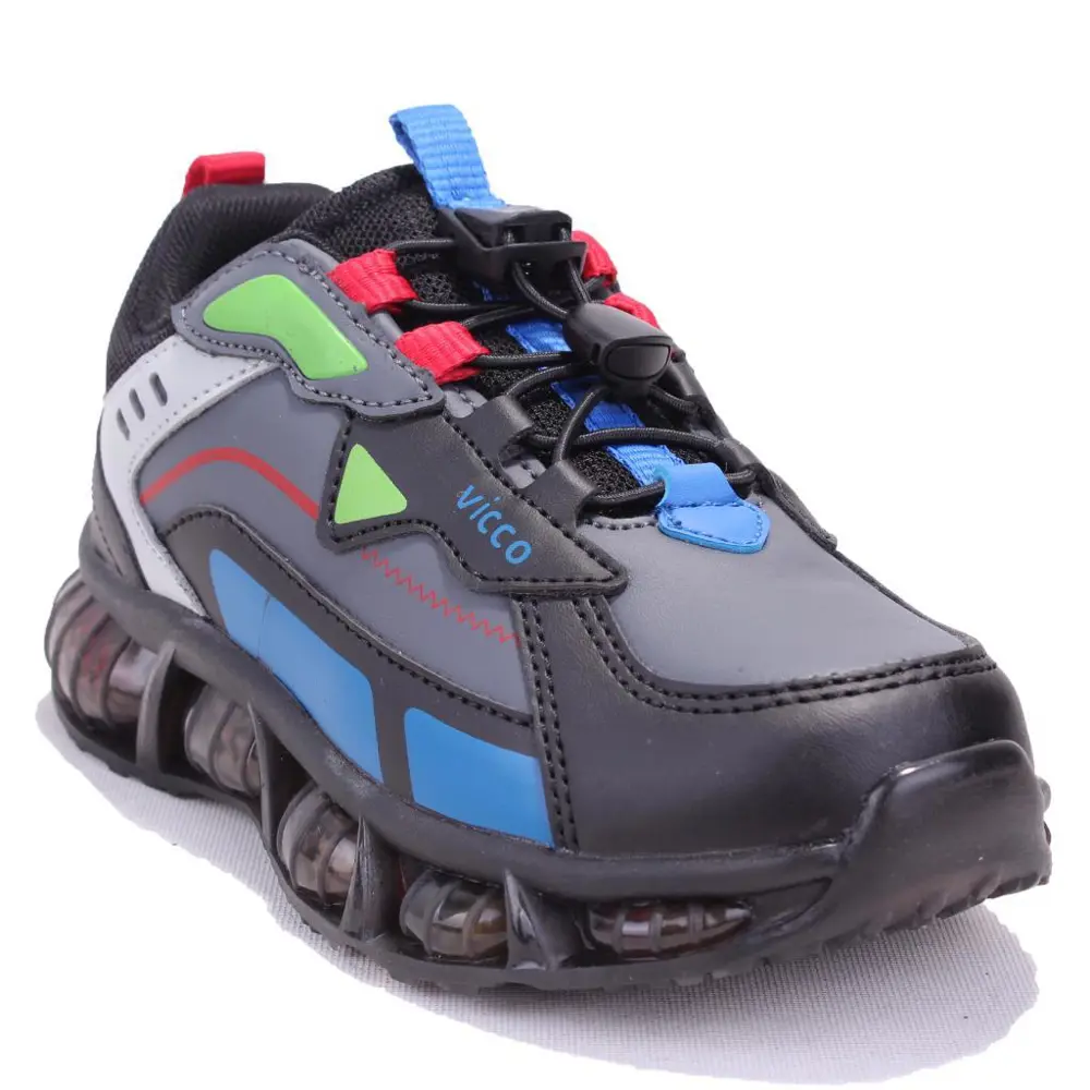 Vicco Lucio 346F24K306 Siyah Ortopedik Günlük Erkek Çocuk Spor Ay