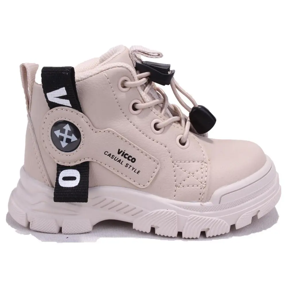 Vicco Marcus 946B24K407 Bej Ortopedik Günlük Erkek Çocuk Bot Vicco Marcus 946B24K407 Bej Ortopedik Günlük Erkek Çocuk Bot