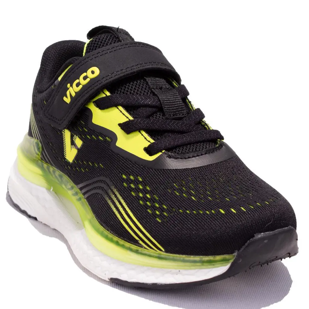 Vicco Nebula 346F24Y113 Siyah Yeşil Ortopedik Erkek Çocuk Spor Ay