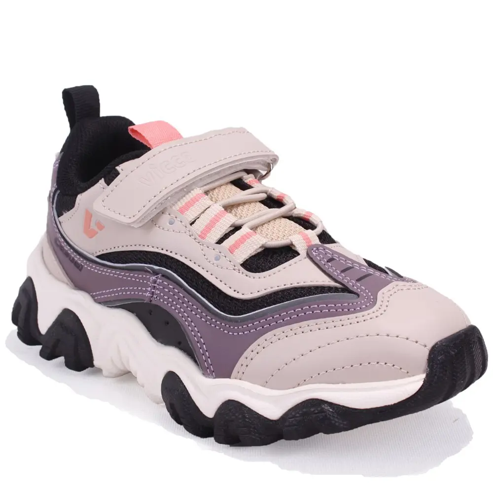 Vicco Pote 346F25K244 Bej Ortopedik Günlük Kız Çocuk Spor Ayakkab