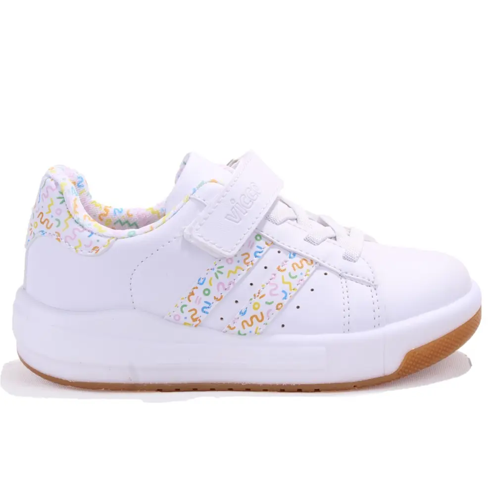 Vicco Pukky 220P25Y110 Beyaz Ortopedik Günlük Kız Çocuk Spor Ayak