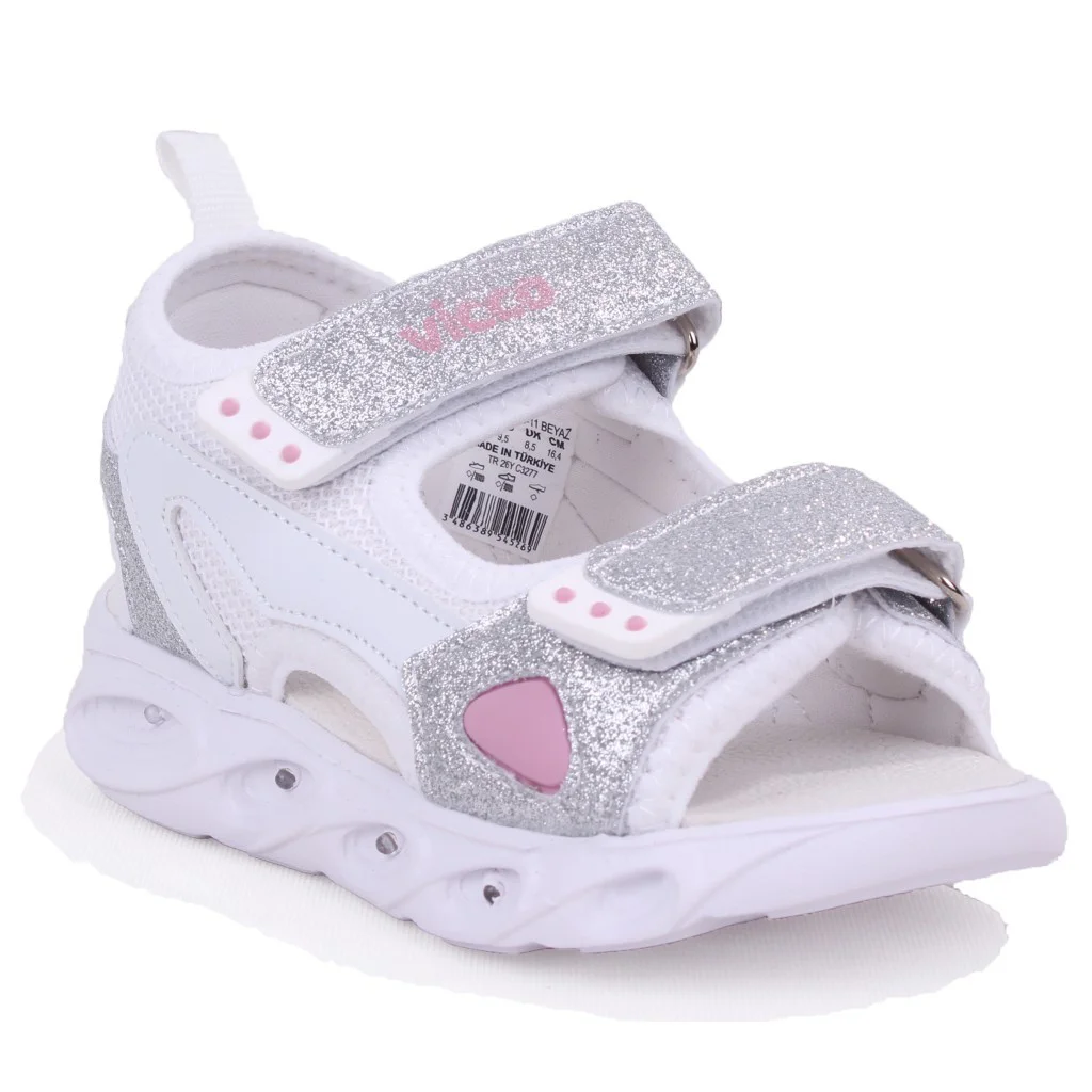 Vicco Roy 332P21Y189 Beyaz Ortopedik Günlük Kız Çocuk Spor Sandal