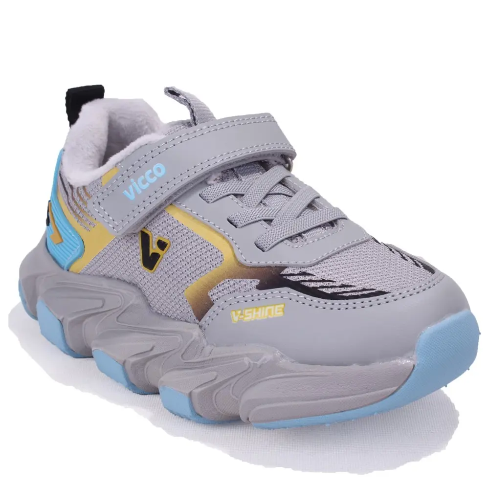 Vicco Space 346F25K238 Gri Ortopedik Günlük Erkek Çocuk Spor Ayak