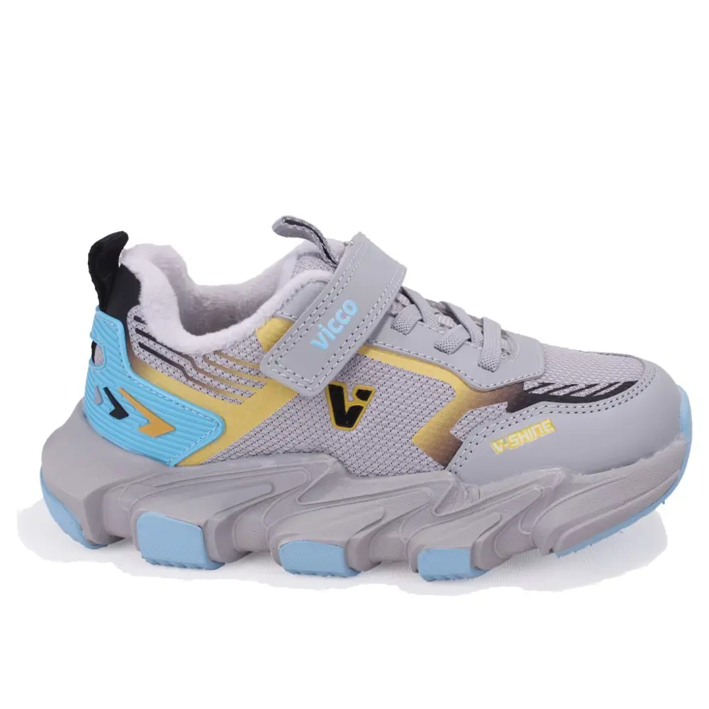 Vicco Space 346F25K238 Gri Ortopedik Günlük Erkek Çocuk Spor Ayak