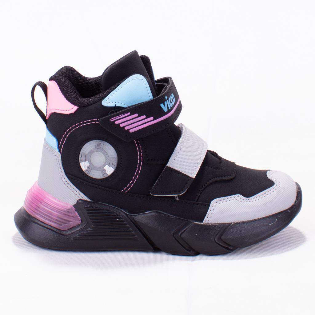 Vicco  Sumo 946F21k207 Siyah Pembe Outdoor İşikli Kiz Çocuk Spor B