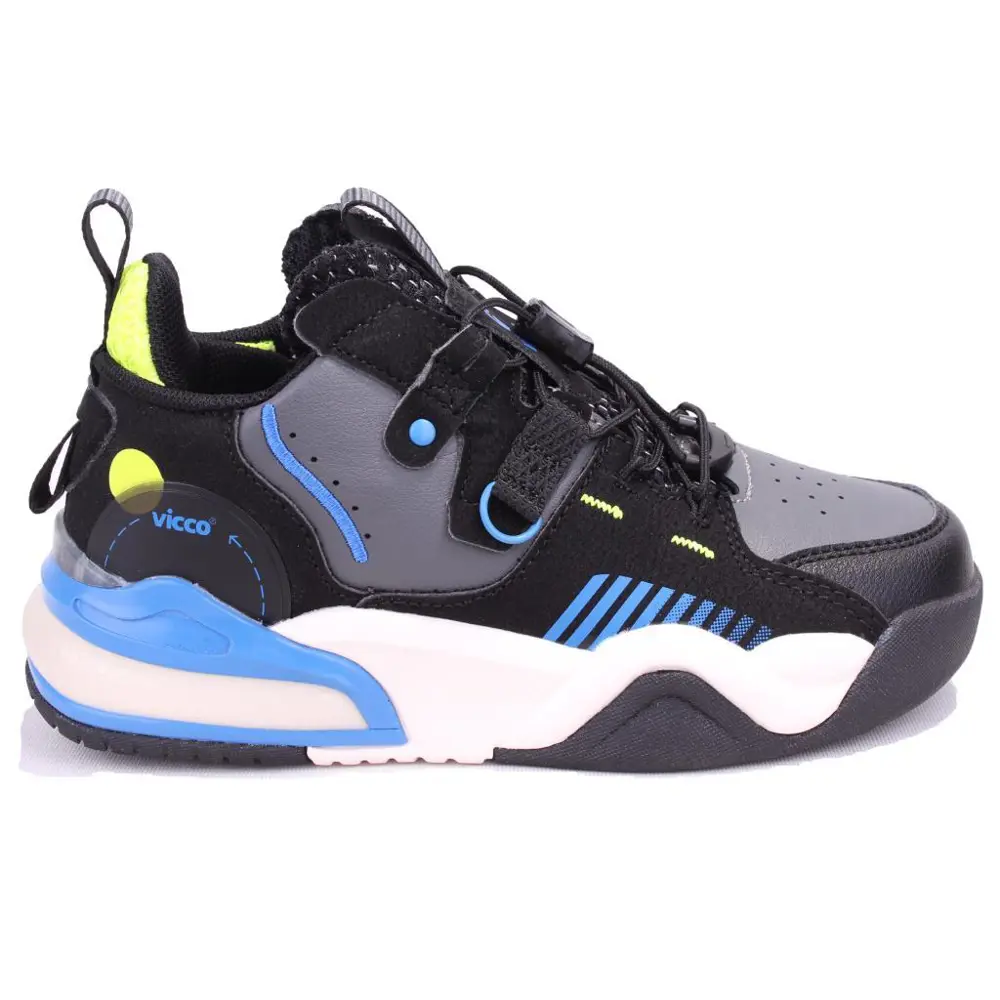Vicco Yard 346F24K322 Siyah Ortopedik  Günlük Erkek Çocuk Spor Ay