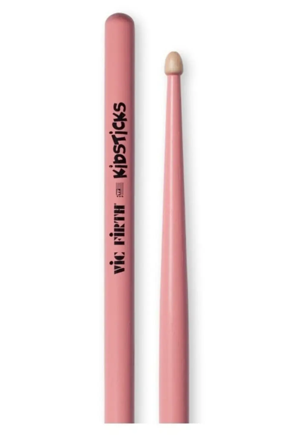 VICFIRTH KIDSPINK BAGET (ÇİFT) KIDSTICK PEMBE, HICKORY, 0.520"x13