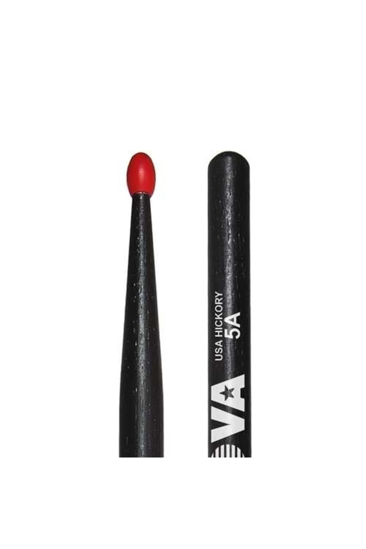 VICFIRTH N5ANB BAGET(ÇİFT) NOVA 5A NYLON TIP RED COLOURED, BLACK Baget(Çift) Nova 5A Nylon Black