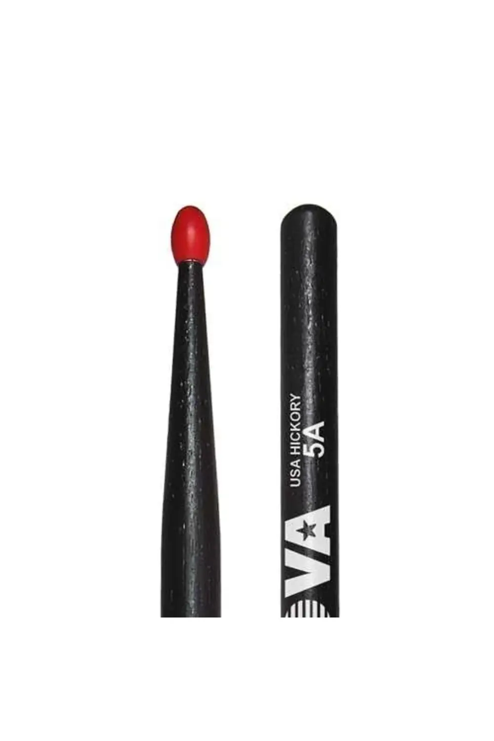 VICFIRTH N5ANB BAGET(ÇİFT) NOVA 5A NYLON TIP RED COLOURED, BLACK