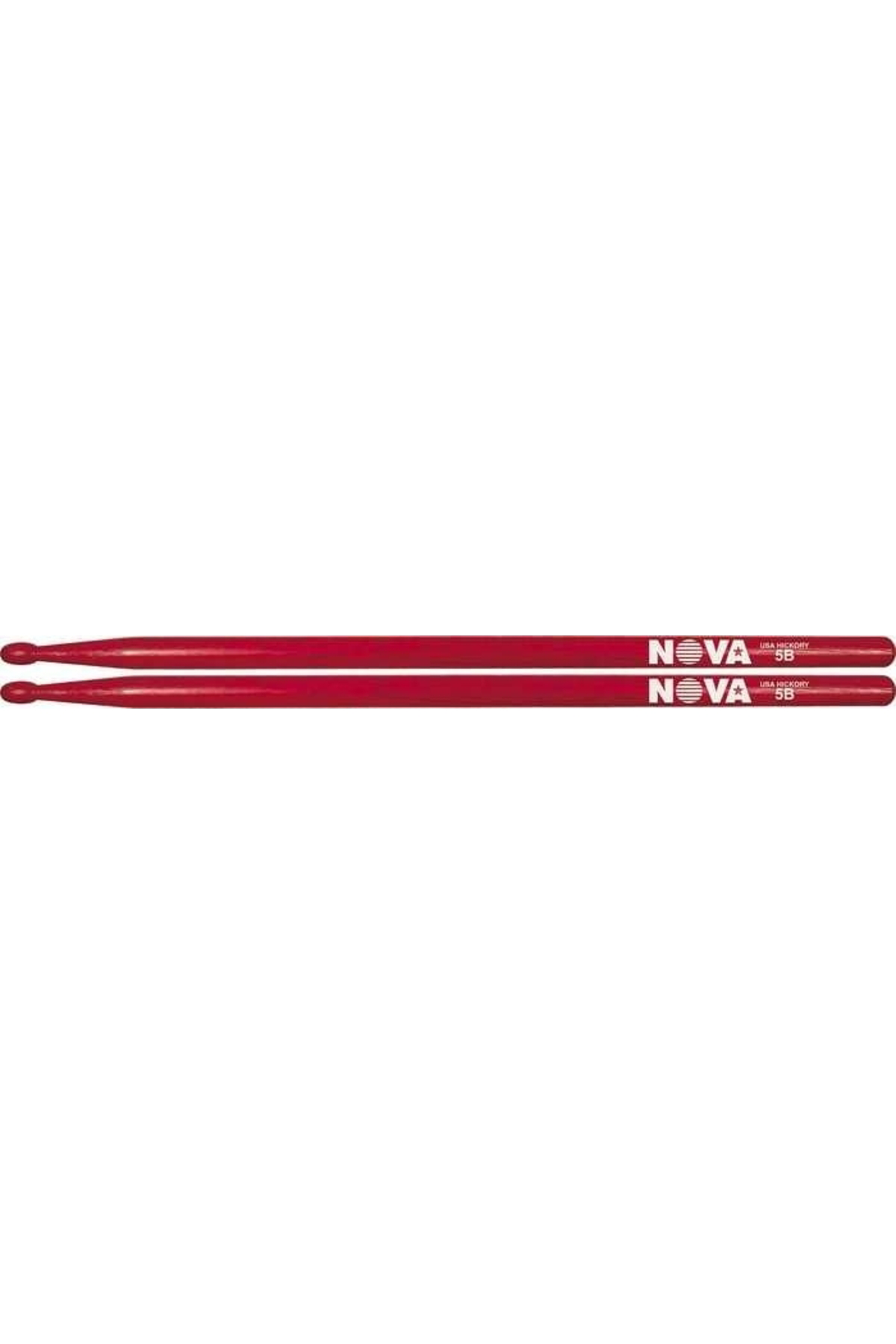 Vicfirth-4C Vıcfırth N5br Baget(Çift) Nova 5B Wood Red (Kirmizi), Hıckory, 1