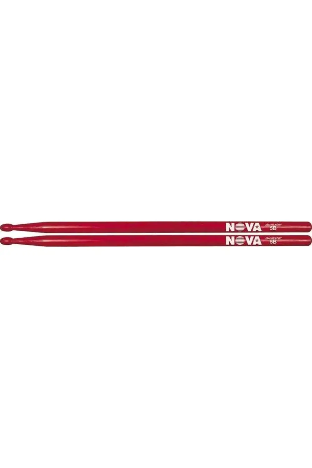 Vicfirth-4C Vicfirth N5br Baget(Çift) Nova 5B Wood Red (Kirmizi), Hickory, 1