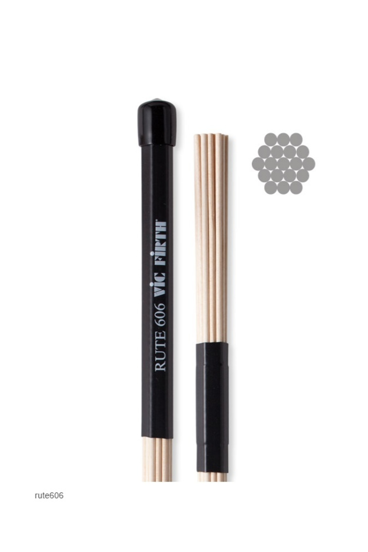VICFIRTH RUTE606 BAGET RUTE606 (ÇİFT), Length: 16-1/8". Handle di