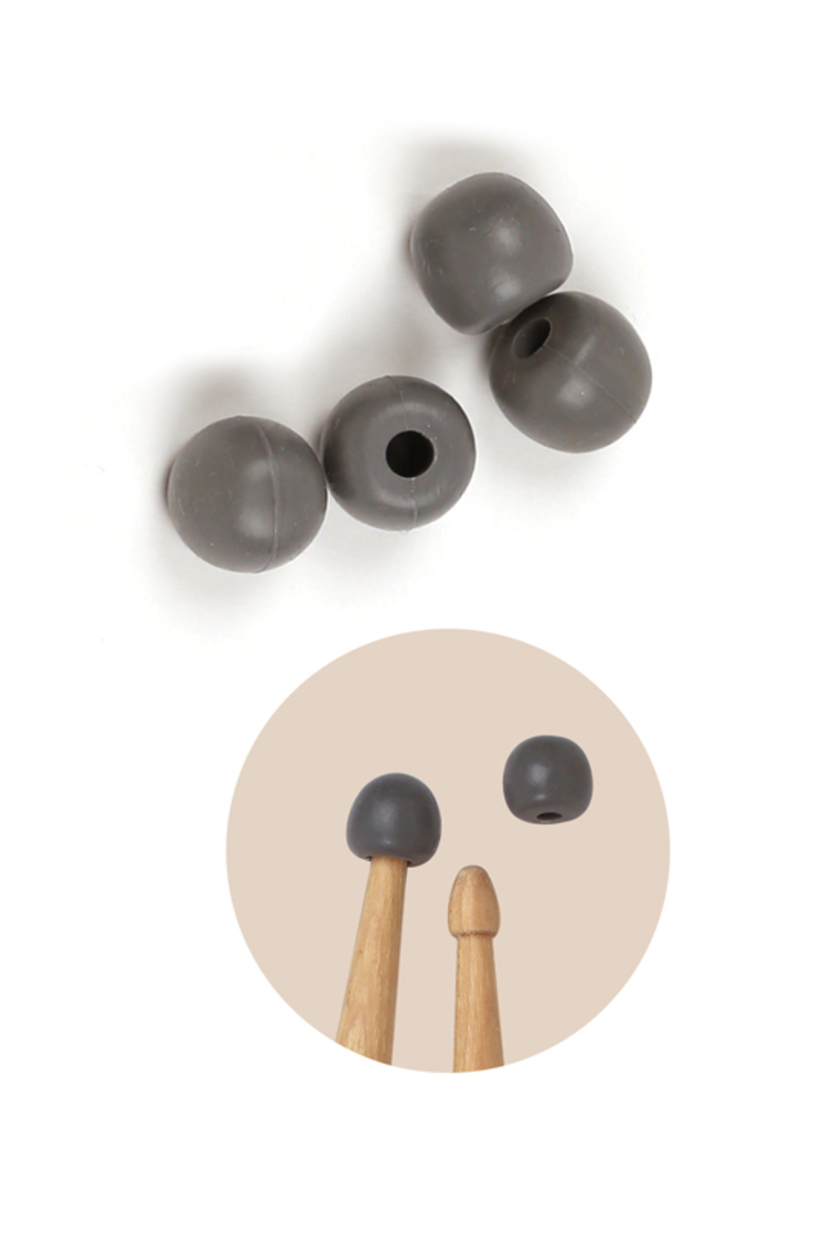 VICFIRTH UPT UNIVERSAL PRACTICE TIPS (2 PAIR), BAGET UCUNA TAKI U