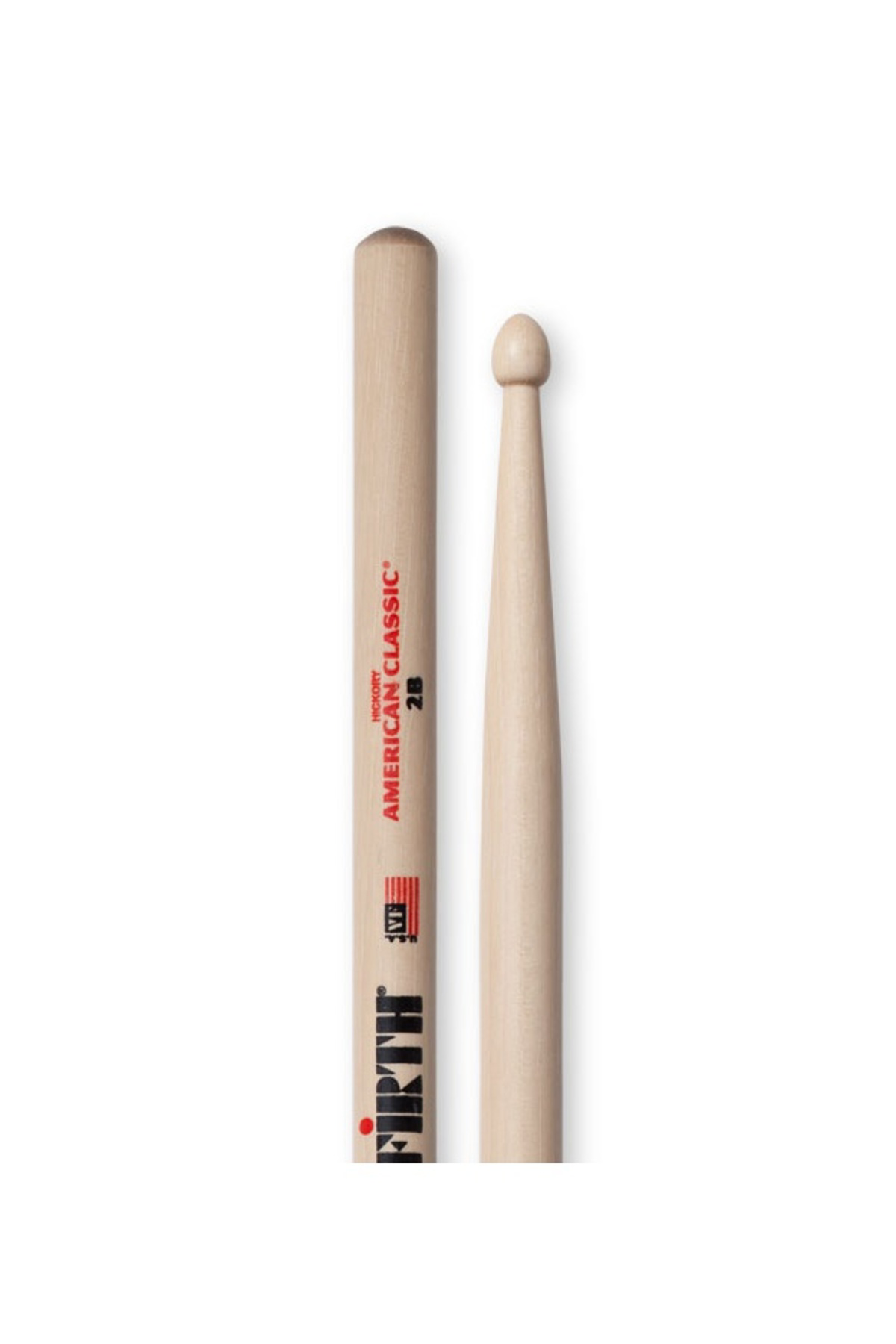Vic Firth Vicfirth V2b Baget/Stick (Çift), Hickory, 0.630"X16 1/4", Mediu B