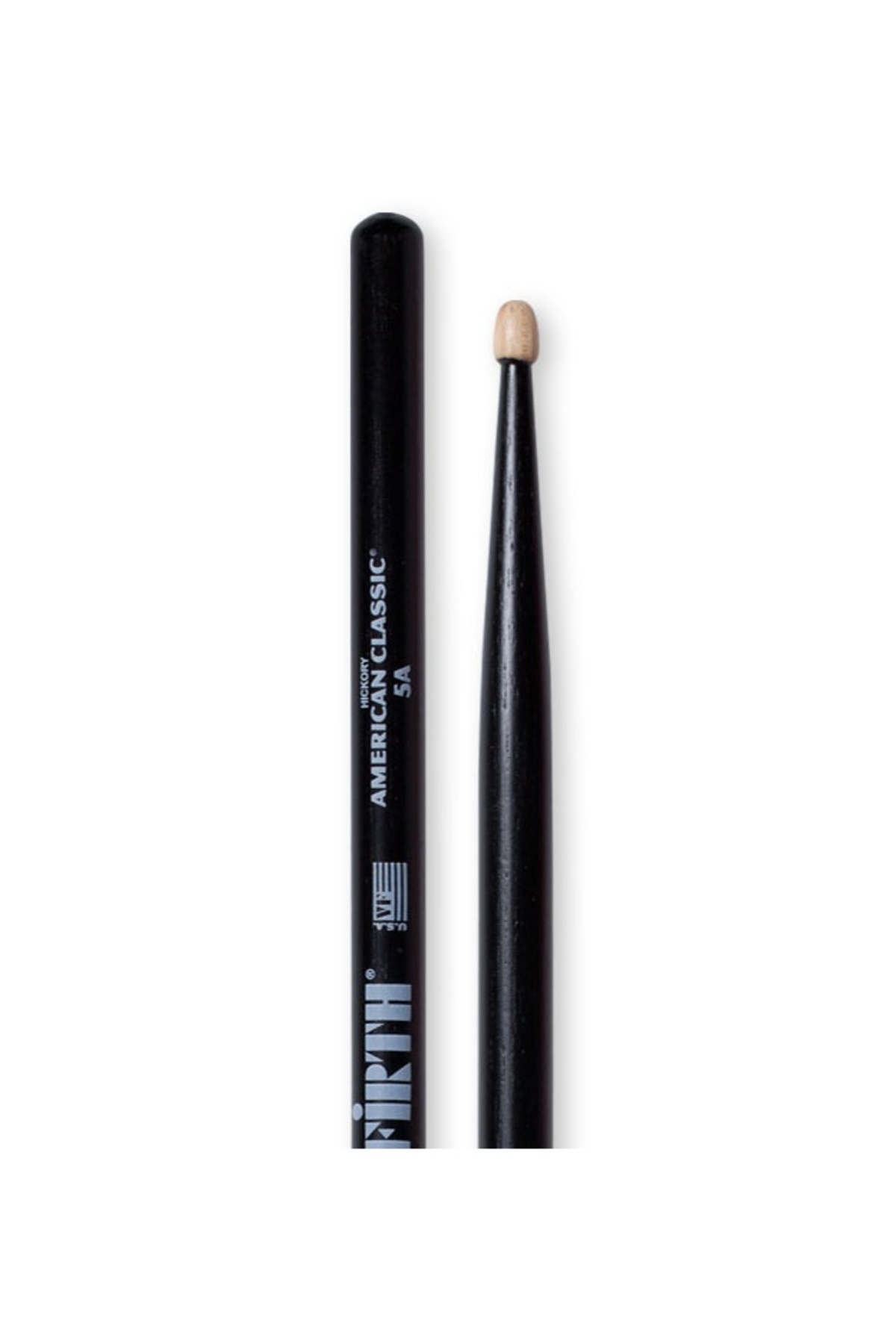 VICFIRTH V5AB BAGET (ÇİFT) 5A WOOD BLACK, HICKORY, 0.565"x16", M 