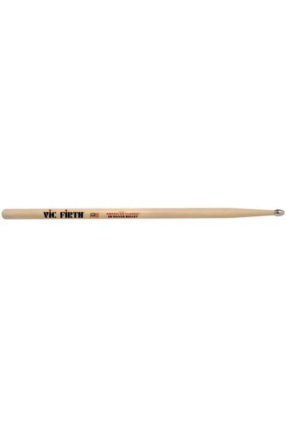 VICFIRTH V5BSB BAGET (ÇİFT) 5B SILVERBULLET, HICKORY, 0.595"x16",