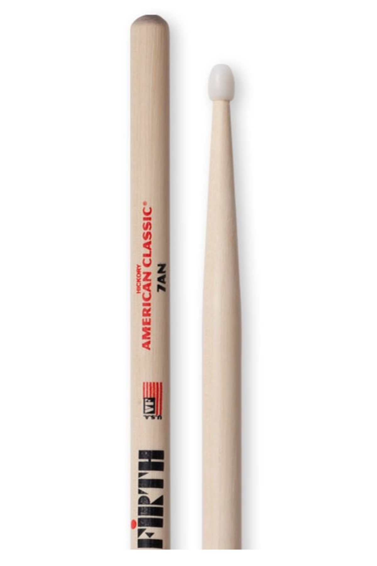 Vic Firth Vicfirth V7an Baget (Çift) 7A Nylon, Hickory, 0.540"X15 1/2", Me
