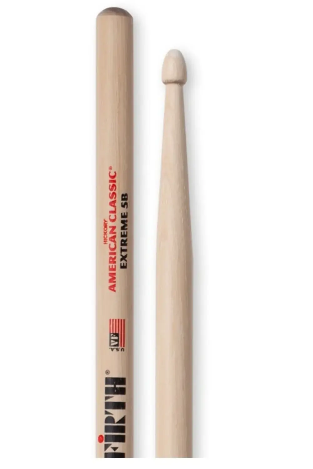 VICFIRTH X5B BAGET (ÇİFT) EXTREME 5BW, HICKORY, 0.595"x16 1/2" Ba