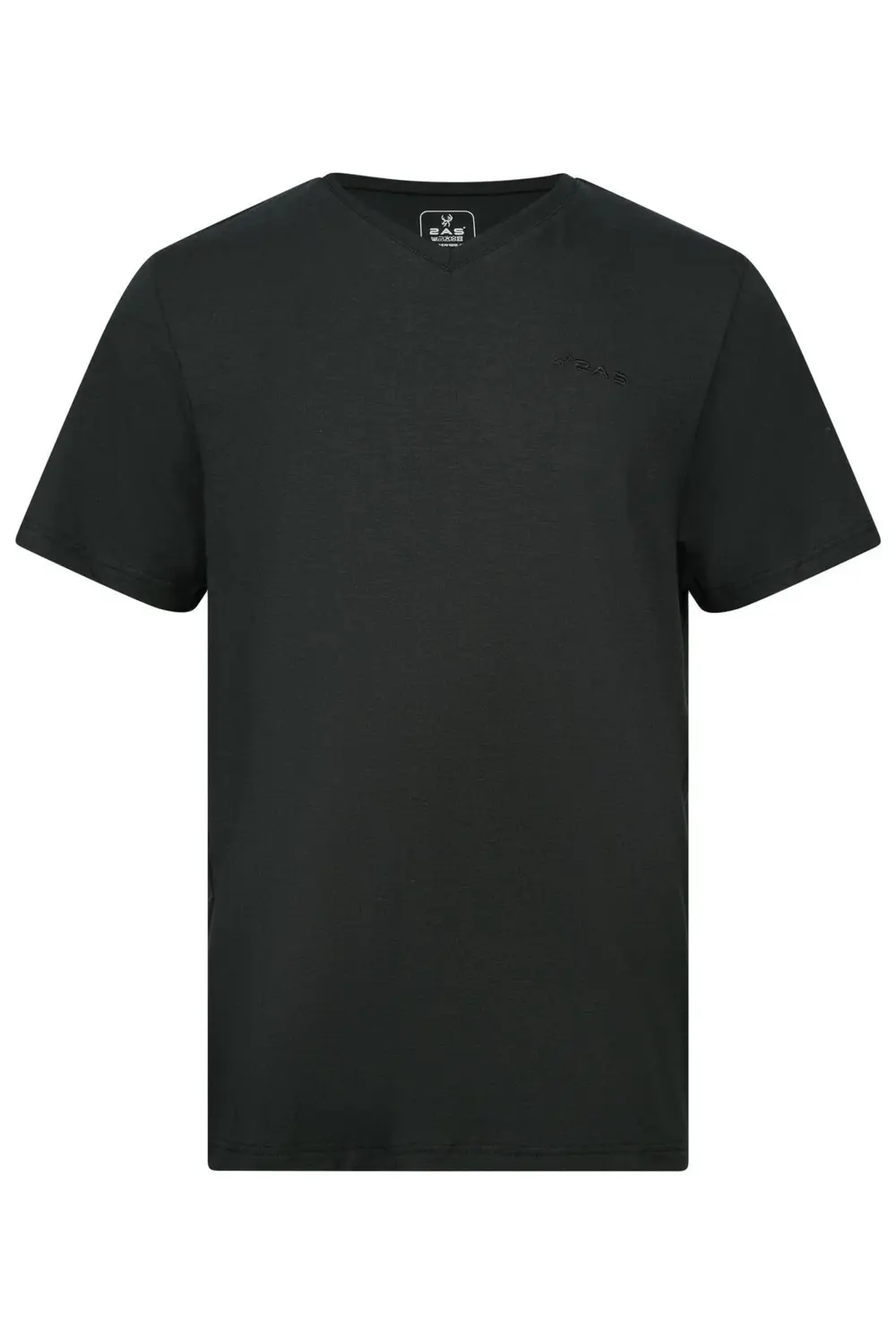 Victor Erkek Viloft V Yaka T-Shirt Siyah