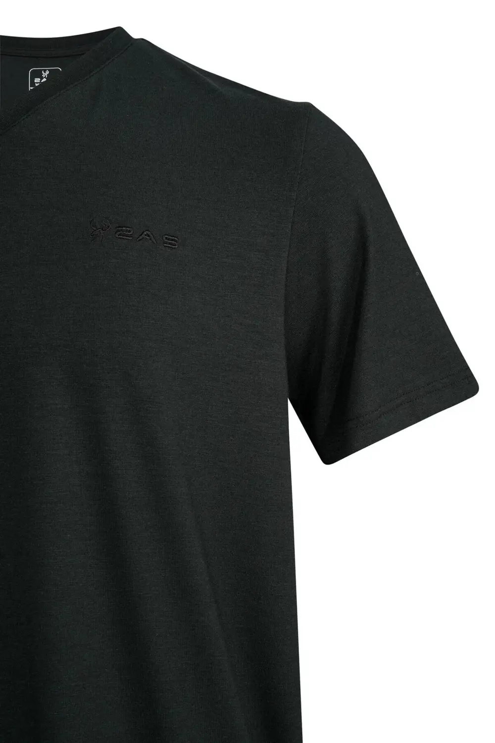 Victor Erkek Viloft V Yaka T-Shirt Siyah