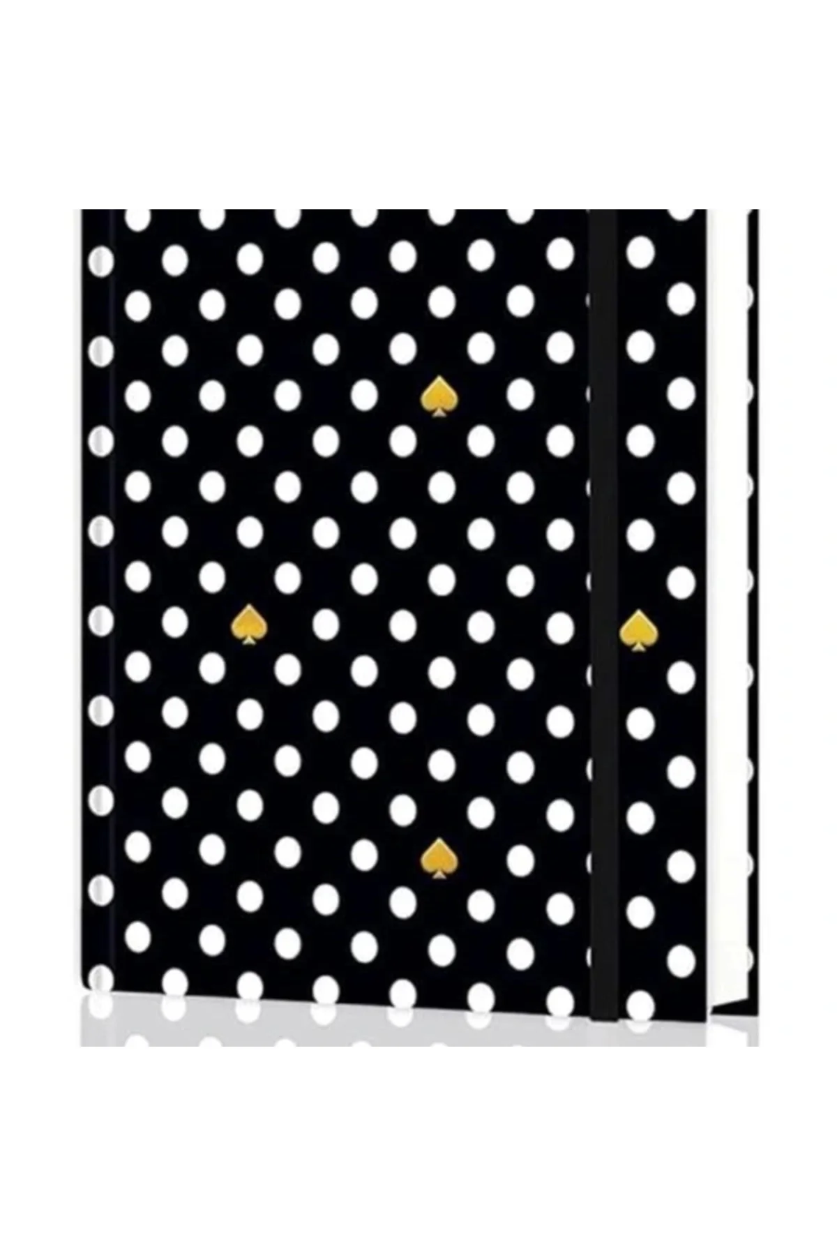 Victoria's Journals 16,5x22,5 cm Gizli Spiralli Noktalı Defter Tarihsiz Not Defteri Polka Gold