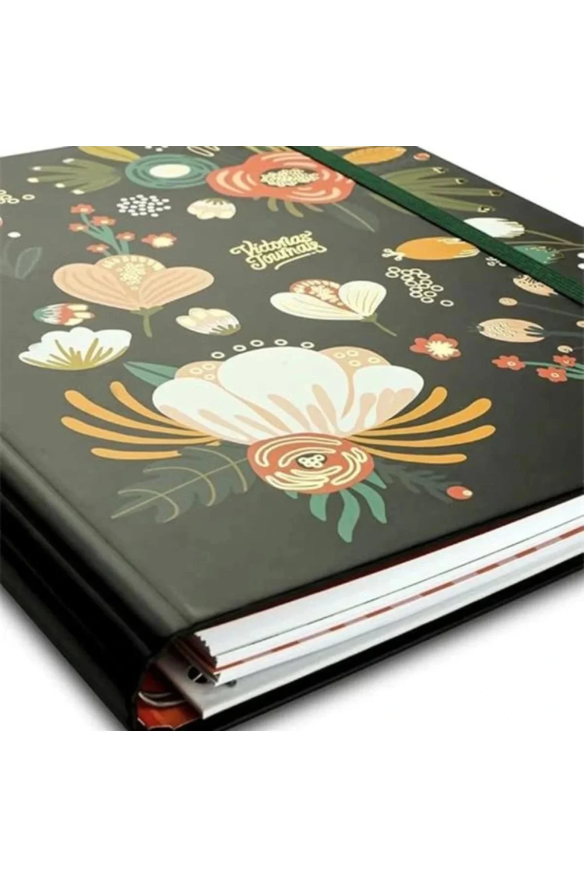 Victoria's Journals Retro Süresiz Planlayıcı Ajanda 17x24 Cm Pembe
