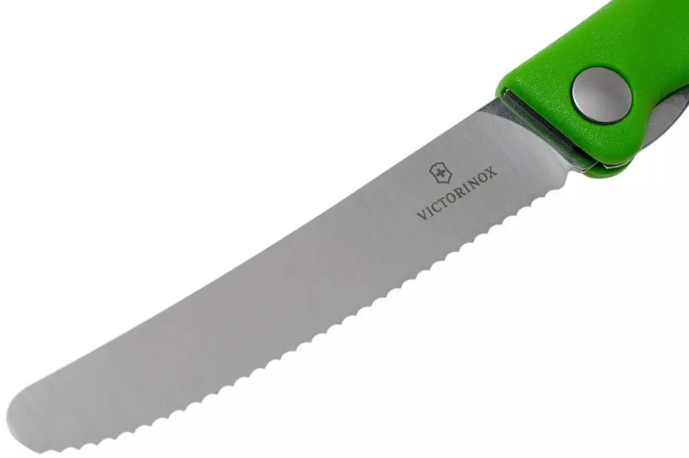 Victorinox 11cm Katlanır Domates Bıçağı Yeşil 6.7836.F4B
