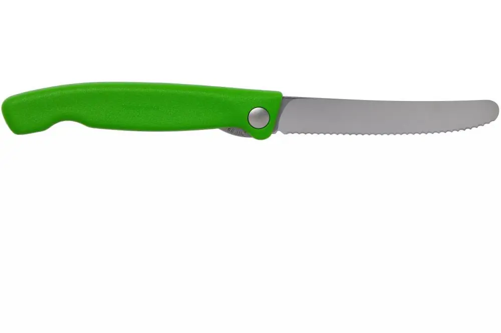 Victorinox 11cm Katlanır Domates Bıçağı Yeşil 6.7836.F4B