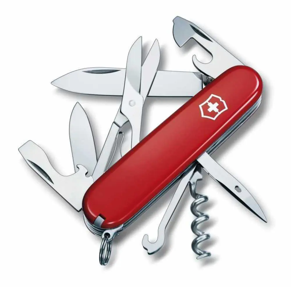 Victorinox Climber 1.3703 Kırmızı İsviçre Çakısı 91mm 14F Victorinox Climber 1.3703 Kırmızı İsviçre Çakısı 91mm 14F