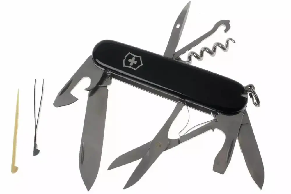 Victorinox Climber 1.3703.3 Siyah İsviçre Çakısı 91mm 14F