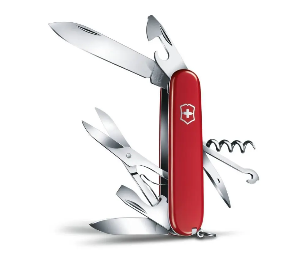Victorinox Climber 1.3703.B1 Kırmızı İsviçre Çakısı 91mm 14F Victorinox Climber 1.3703.B1 Kırmızı İsviçre Çakısı 91mm 14F