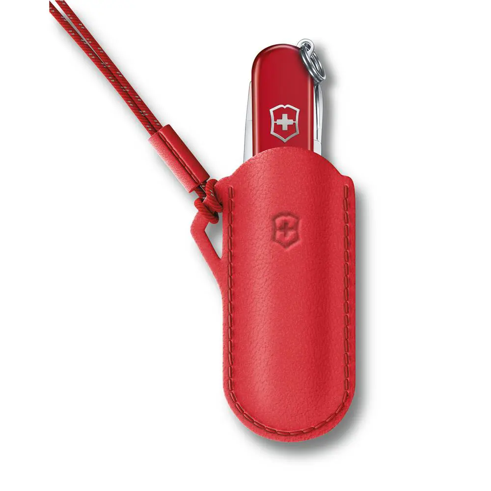 Victorinox Deri Çakı Kılıfı 4.0670 Boyun Askılı Kırmızı Victorinox Deri Çakı Kılıfı 4.0670 Boyun Askılı Kırmızı