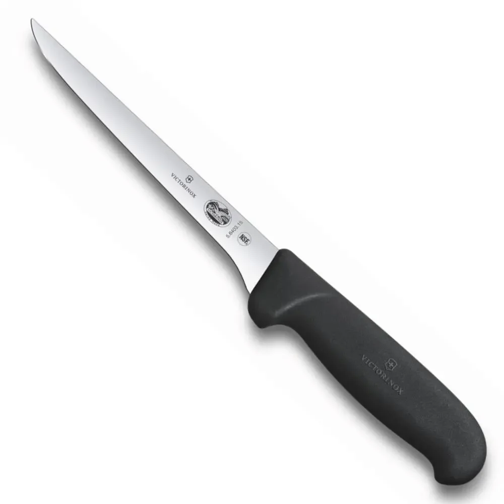 Victorinox Fibrox 12cm Kavisli Dar Ağız Sıyırma Bıçağı 5.6403.12