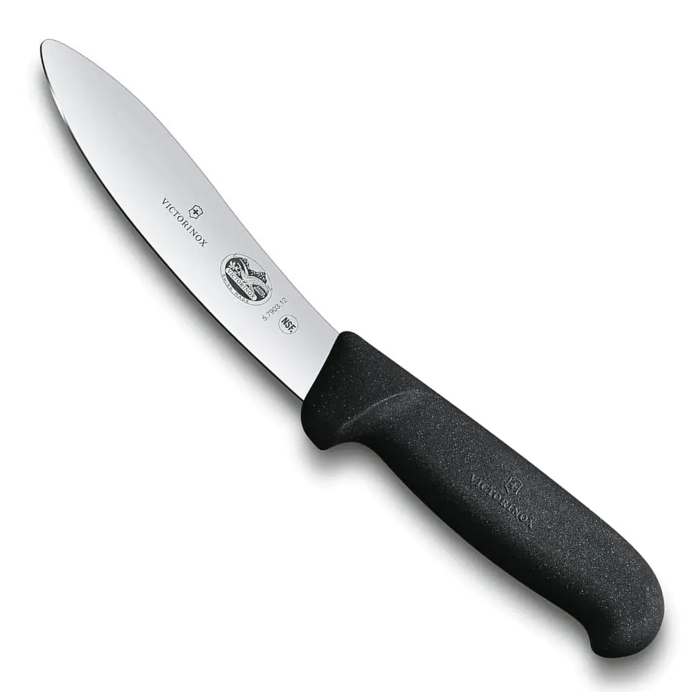 Victorinox Fibrox 12cm Deri Yüzme Bıçağı 5.7903.12 Siyah Victorinox Fibrox 12cm Deri Yüzme Bıçağı 5.7903.12 Siyah