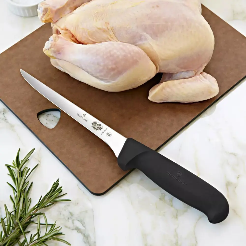 Victorinox Fibrox 12cm Kavisli Dar Ağız Sıyırma Bıçağı 5.6403.12 