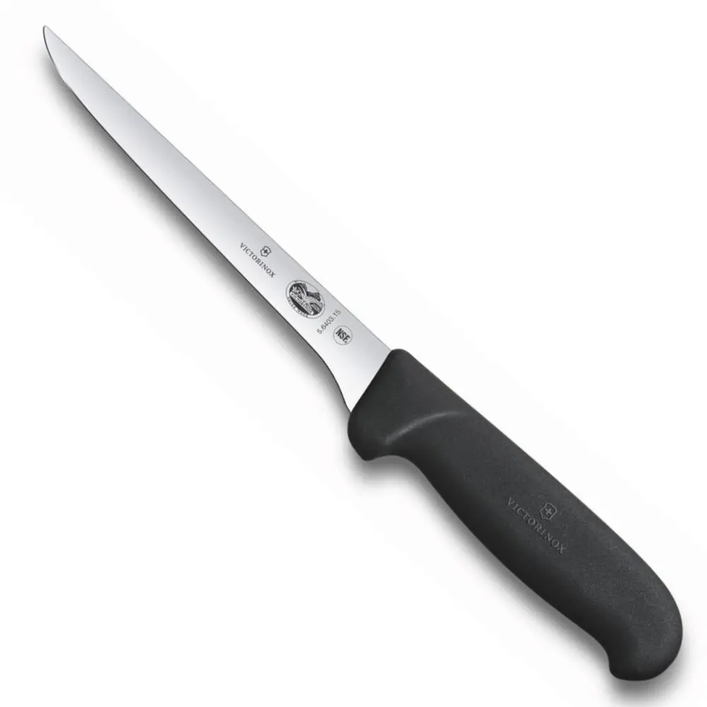 Victorinox Fibrox 15cm Kavisli Dar Ağız Sıyırma Bıçağı 5.6403.15 
