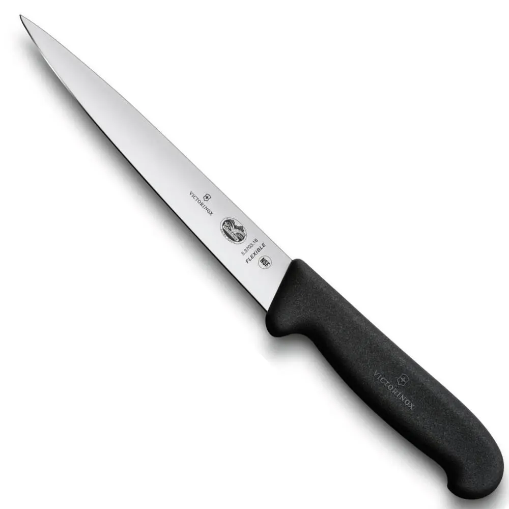 Victorinox Fibrox 16cm Fileto Bıçağı 5.3703.16 Siyah