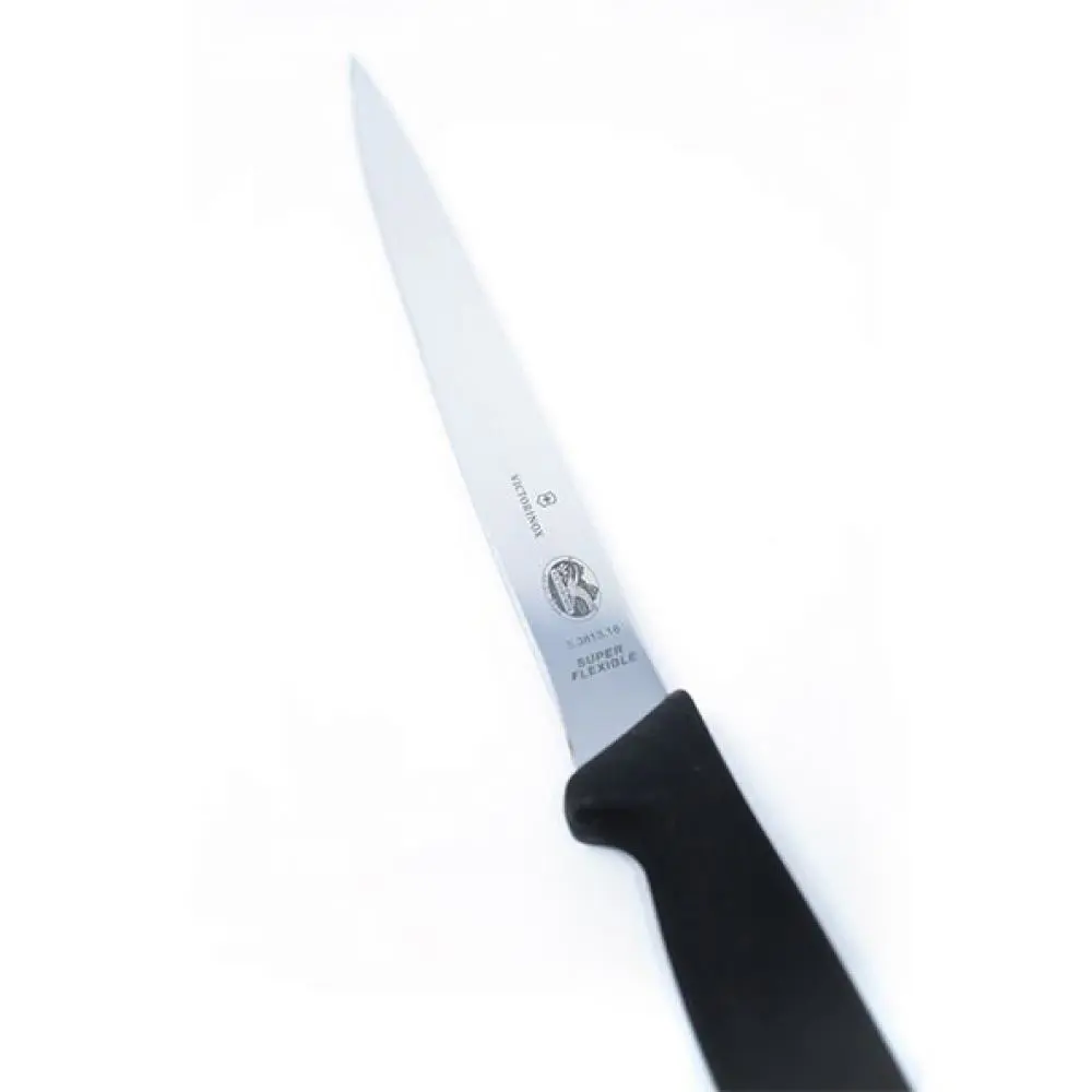 Victorinox Fibrox 18cm Fileto Bıçağı 5.3813.18 Siyah
