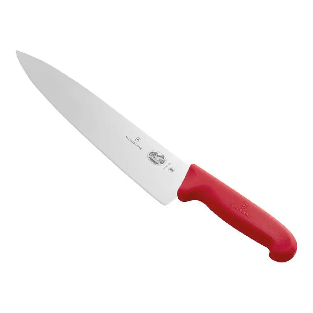 Victorinox Fibrox 25cm Dilimleme Bıçağı 5.2001.25 Kırmızı