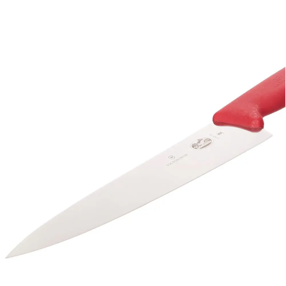 Victorinox Fibrox 25cm Dilimleme Bıçağı 5.2001.25 Kırmızı
