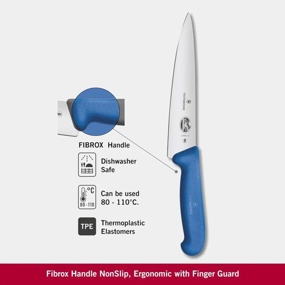 Victorinox Fibrox 25cm Dilimleme Bıçağı 5.2002.25 Mavi