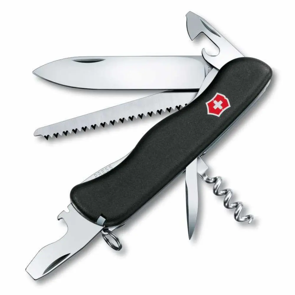 Victorinox Forester 0.8363.3 Siyah İsviçre Çakısı 111mm 12F Victorinox Forester 0.8363.3 Siyah İsviçre Çakısı 111mm 12F